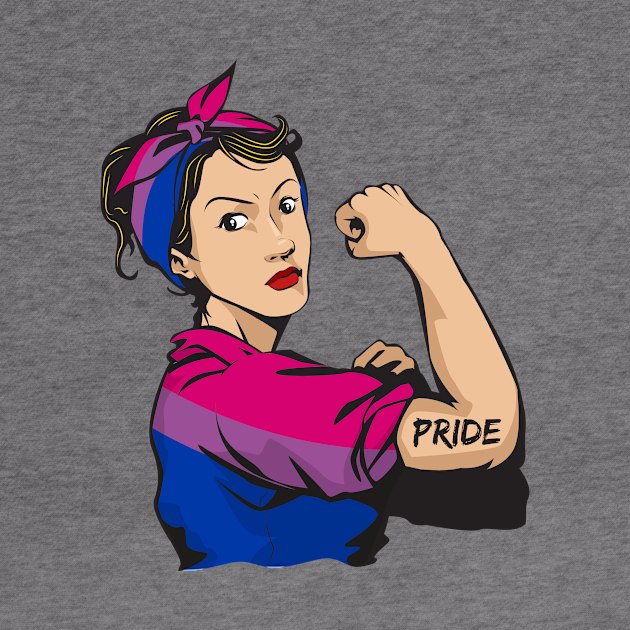 Strong woman BIsexual Pride LGBT Mom by Dianeursusla Clothes